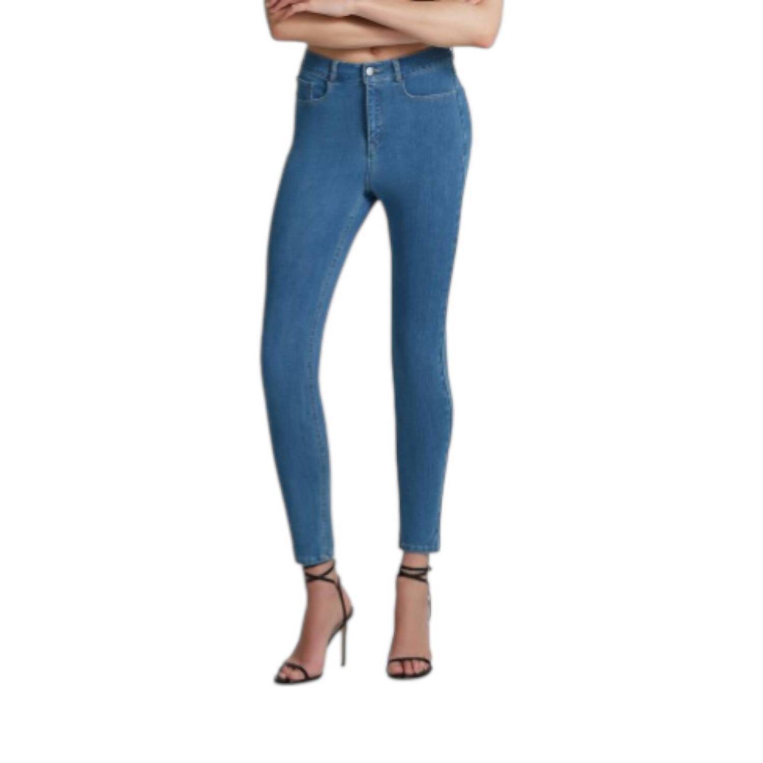 New Commando Denim Skinny Jeans In Light Indigo